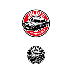 Julio's Auto World  | Logo Design by Graphic Bricks