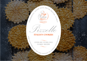 Nana Ricci's Pizzelles | Label Design by Amduat Design