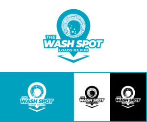 line 1: The Wash Spot line 2: Laundromat | Logo-Design von MoonFeather