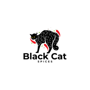 Black Cat Spice | Logo Design by Graphic Bricks