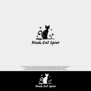 Black Cat Spice | Logo Design by siti MWDesign