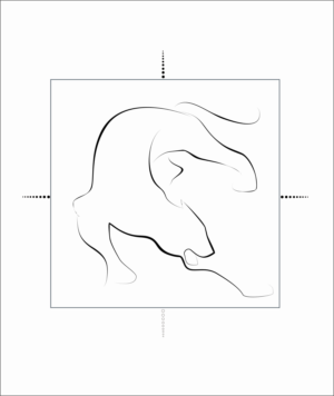 Cougar Line Pattern for Tattoo (Behind the Ear) | Tattoo Design by Jamal 12