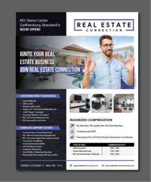 Real Estate Connection - New Agent Opportunity Overview | Flyer-Design von alex989