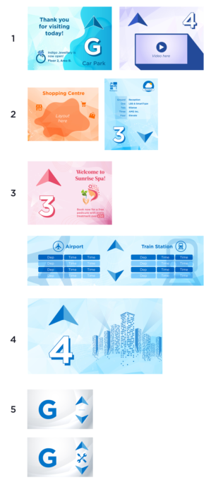  Lift display layouts for global brand | Grafik-Design von hover