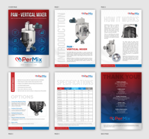 PerMix Product Technical Information Brochure Template | Brochure Design by SAI DESIGNS