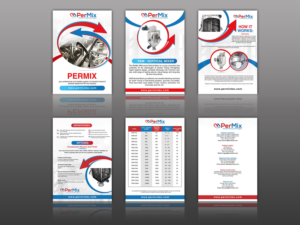 PerMix Product Technical Information Brochure Template | Broschüren-Design von n214008