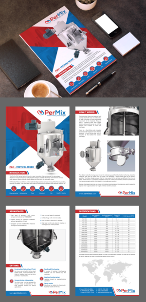 PerMix Product Technical Information Brochure Template | Brochure Design by GraphicsGuru