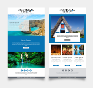 Newsletter Design for Travel - Group -Event Agency | Newsletter Design by Elizaveta M