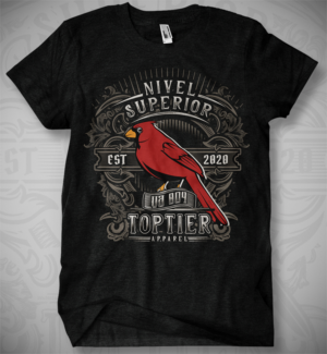 Nivel Superior Cardinal and Seal | T-shirt Design by Jonya