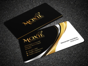 Moxie Bespoke Furnishings logo and business card | Business Card Design by Sandaruwan