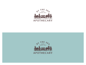 I would like to see if we can incorporate the name BY THE SEA APOTHECARY however this might make it too busy. Perhaps smaller lettering for "by the sea" and larger for "APOTHECARY". It also might be the case that adding this on the front makes things look too busy. I'm open to creative suggestions. | Label Design by wonderland