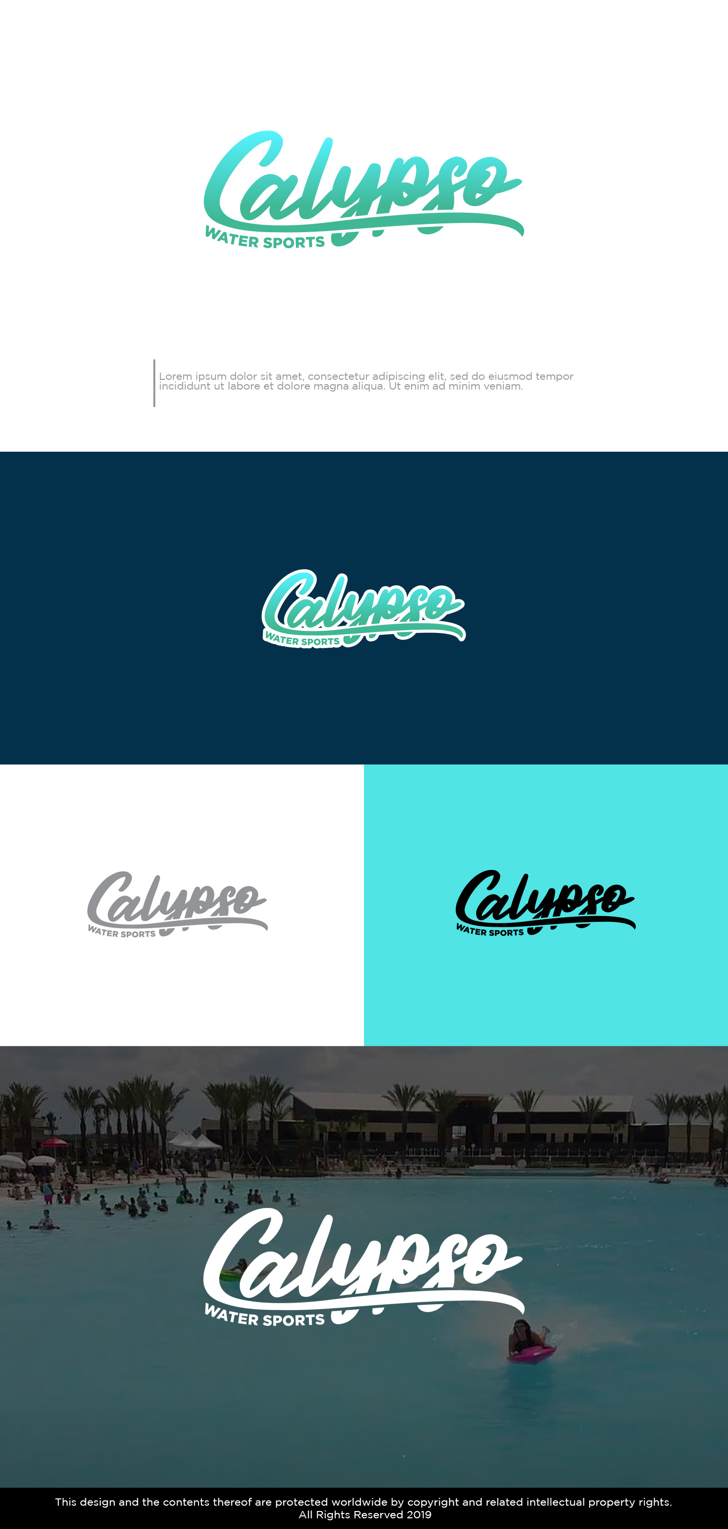 Graphic Design by Kim Ji for Calypso Water Sports LLC | Design #26701936