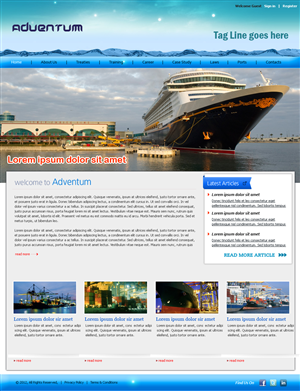 Web Design Project - Shipping Industry | Web-Design von Expert Designer