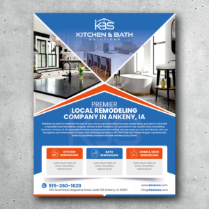 Kitchen & Bath Solutions Sales Flyer | Flyer Design by Fat Bat Man