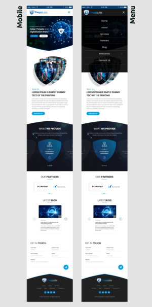 zhegoo labs cybersecurity website design and development | Web-Design von Shijo John