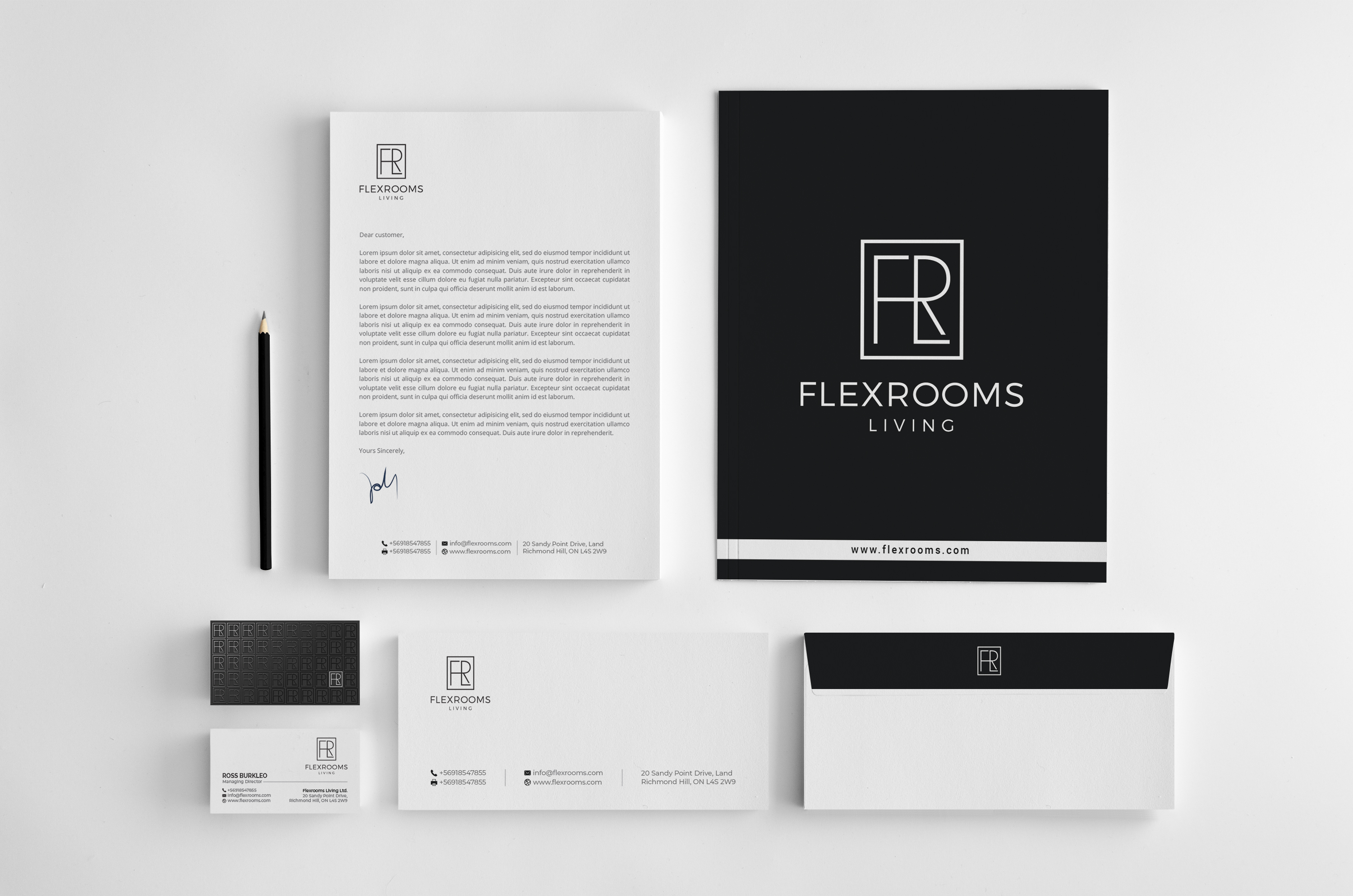 Stationery Design by R.design for Flexrooms Living | Design #26709905