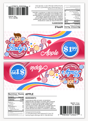 Andy's Candy Land Package Design | Packaging Design by anico