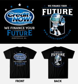 Credit Now Auto Sales t shirt design | T-shirt Design by Gasyary