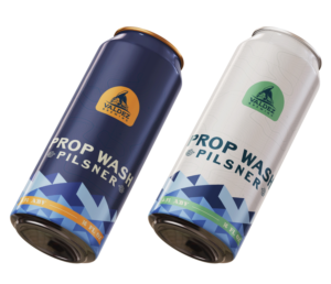 Craft Brewery Beer Can Label in Alaska | Graphic Design by Milos Jovic