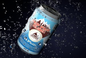 Craft Brewery Beer Can Label in Alaska | Graphic Design by Rickyy