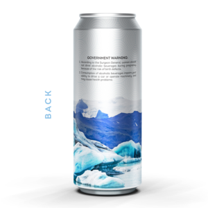 Craft Brewery Beer Can Label in Alaska | Graphic Design by Emmanuel Creations