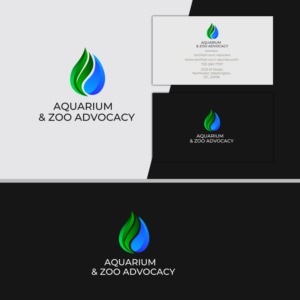 Above the logo Aquarium & Zoo Advocacy.  Below the logo Strategist International.  Across the logo AZASI. | Logo Design by FourtuneDesign