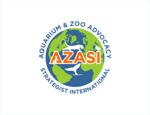 Above the logo Aquarium & Zoo Advocacy.  Below the logo Strategist International.  Across the logo AZASI. | Logo Design by BNdesigner