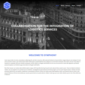 Symphony, Collaboration Ecosystem for the Integration of Logistics Services | Web Design by -Marc-