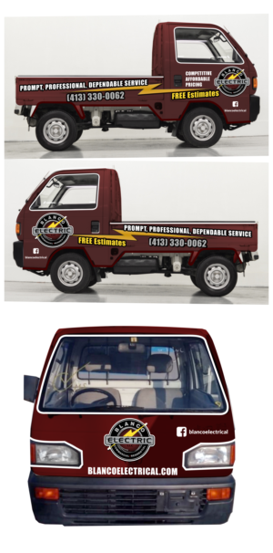 Blanco electric needs a wrap design for mini truck | Car Wrap-Design von elveneclipse