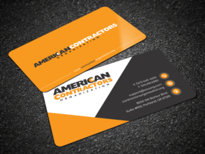 Business Card Design by Sandaruwan for American Contractors Organization  | Design #26725361