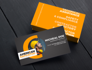 Business Card Design by Ngari for American Contractors Organization  | Design #26727575