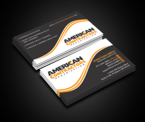 Business Card Design by Creations Box 2015 for American Contractors Organization  | Design: #26725139