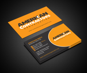 Business Card Design by Creations Box 2015 for American Contractors Organization  | Design: #26726708