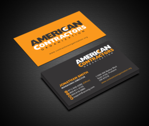 Business Card Design by Creations Box 2015 for American Contractors Organization  | Design: #26726712