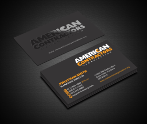 Business Card Design by Creations Box 2015 for American Contractors Organization  | Design: #26726713