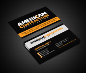 Business Card Design by Creations Box 2015 for American Contractors Organization  | Design: #26726724