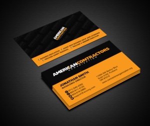 Business Card Design by Creations Box 2015 for American Contractors Organization  | Design: #26726829