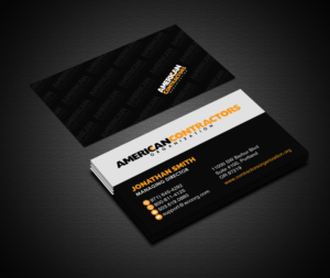 Business Card Design by Creations Box 2015 for American Contractors Organization  | Design: #26726830