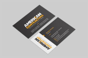 American Contractors Org Business card | Business Card Design by MDesign