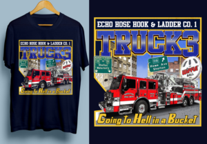 Echo Hose New Truck shirts | T-shirt Design by SAI DESIGNS