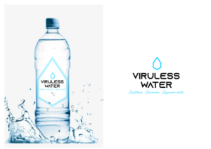 Viruless Water  | Etikett-Design von Amduat Design