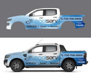 Simple Clean Distinctive Fleet Graphic | Car Wrap-Design von ecorokerz