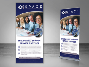 C4 Space needs a standing banner | Trade Show Booth Design by alex989