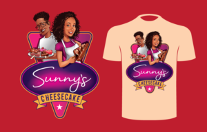 Sunny's Cheesecake | Logo Design by ally designs