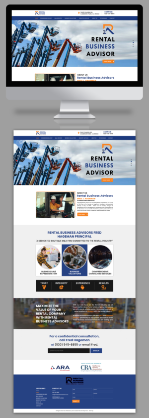 Web Design by Kreative Vision for Rental Business Advisors | Design #26733612