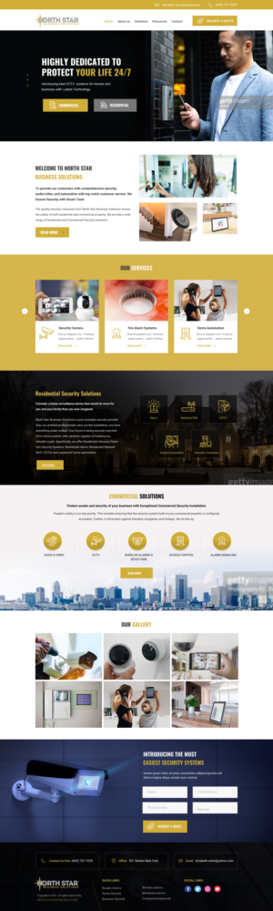 Web Design by Stranger Designer for this project | Design #26745645