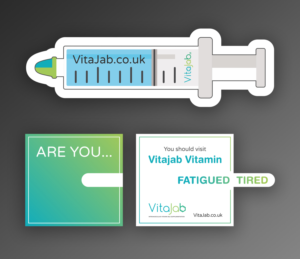 Vitajab vitamin injection promotional material design | Grafik-Design von ecorokerz