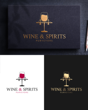 Wine & Spirits Purveyors | Logo Design by ACK Design