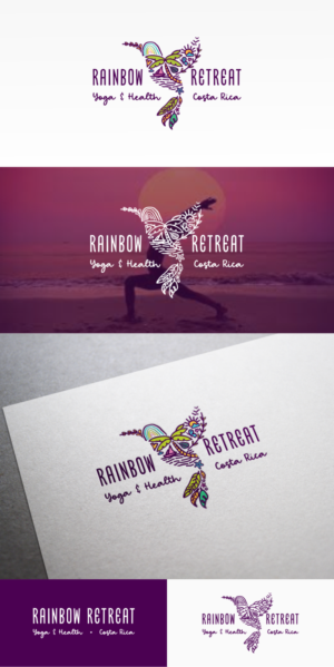 Rainbow Retreat- Costa Rica | Logo Design by luiz otavio I DESIGN