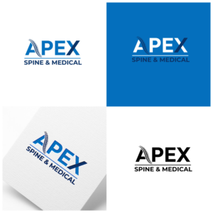 Apex Spine & Medical | Logo Design by FourtuneDesign